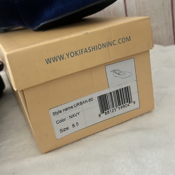 NIB Yoki Urban blue lace up flats - Picture 3 of 5